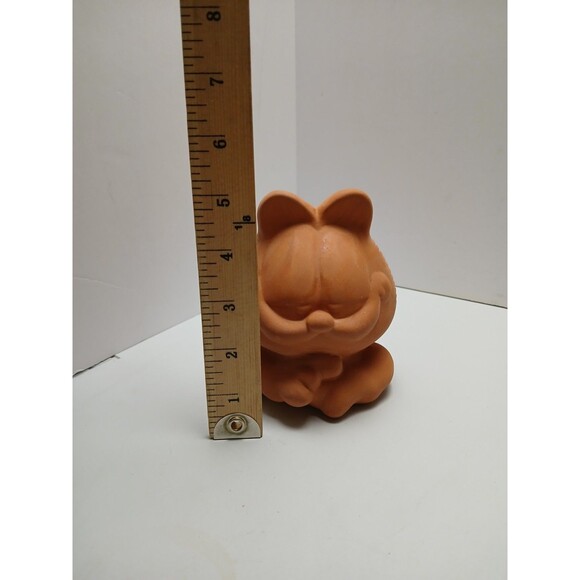 GARFIELD Figure Terra Cotta Ceramic CHIA PET Grow Plant Seeds Afro 1990s PAWS - Picture 6 of 6